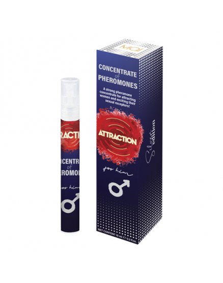 ATTRACTION CONCENTRADO DE FEROMONAS PARA ÉL 10 ML VIBRASHOP