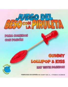 JUEGO CHUPA-CHUPS DOBLE PITO Y LABIOS GOMINOLA VIBRASHOP