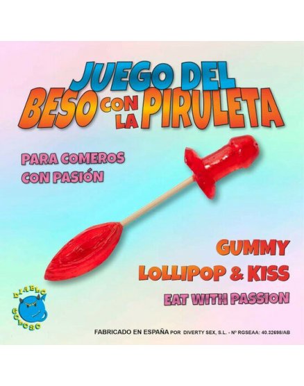 JUEGO CHUPA-CHUPS DOBLE PITO Y LABIOS GOMINOLA VIBRASHOP