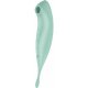 SATISFYER TWIRLING PRO+ SUCCIONADOR Y VARITA VIBRADORA CON APP CONNECT - VERDE VIBRASHOP