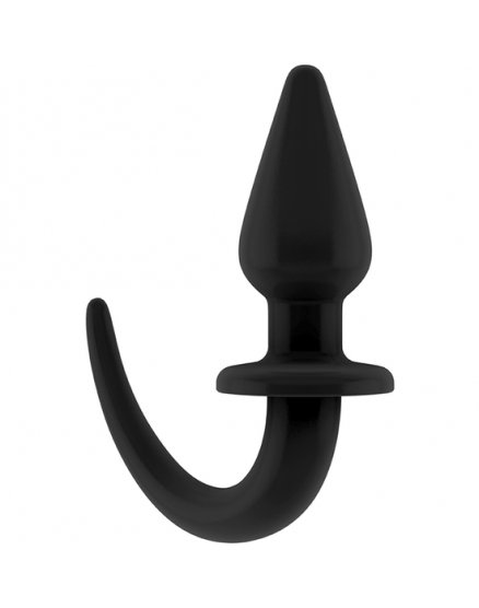 OUCH! PUPPY PLAY - PLUG ANAL CON COLA - NEGRO VIBRASHOP