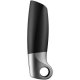 SATISFYER MASTURBADOR POWER CON VIBRACIÓN - NEGRO/ PLATA VIBRASHOP