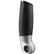 SATISFYER MASTURBADOR POWER CON VIBRACIÓN - NEGRO/ PLATA VIBRASHOP