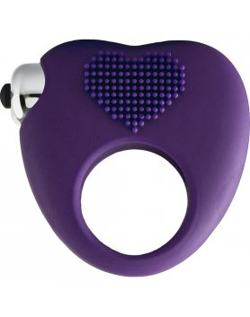 FLIRTS COCKRING PURPLE VIBRASHOP