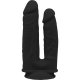 REAL LOVE DUAL - PENE CONSOLADOR DOBLE NEGRO VIBRASHOP