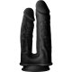 REAL LOVE DUAL - PENE CONSOLADOR DOBLE NEGRO VIBRASHOP