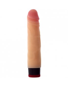 REALSTUFF 20,5CM VIBRATOR - FLESH VIBRASHOP