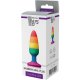 COLOURFUL LOVE RAINBOW ANAL PLUG MEDIUM VIBRASHOP