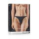 tanga ajustable negro con bala vibradora VIBRASHOP