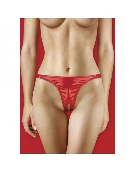 TANGA CON VIBRADOR AJUSTABLE ROJA VIBRASHOP