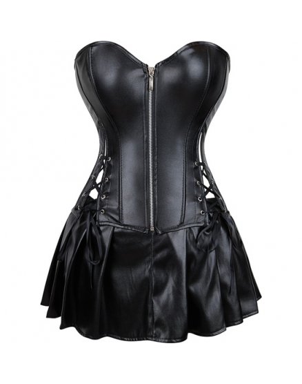 CORSET LARGO NEGRO VIBRASHOP