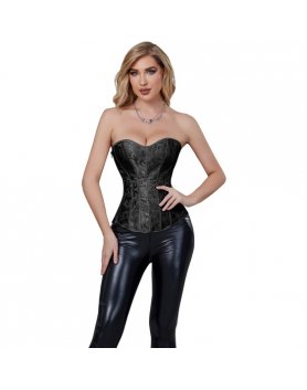 XL CORSET NEGRO MODELO CHIC NEGRO VIBRASHOP