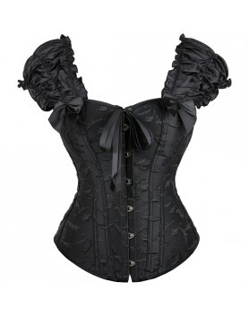 CORSET ÁNGELES NEGRO VIBRASHOP