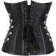 CORSET ODILE NEGRO VIBRASHOP