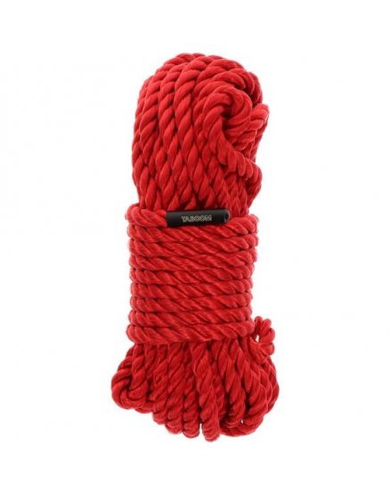 Cuerda de bondage 10 metros rojo VIBRASHOP