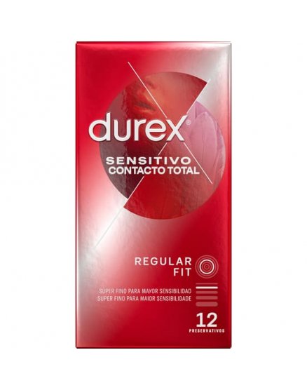 PRESERVATIVOS SENSITIVOS TOTAL DUREX VIBRASHOP