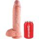 JUGUETES PARA MUJERES - KING COCK PENE REALÍSTICO 25.5 CM VIBRASHOP