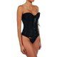 INTIMAX CORSET DE RELIEVES ARRUGADOS NEGRO VIBRASHOP