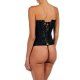 INTIMAX CORSET DE RELIEVES ARRUGADOS NEGRO VIBRASHOP