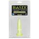 BASIX MINI BUTTPLUG ANAL DE GELATINA 9 CM LUMINISCENTE VIBRASHOP