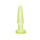 BASIX MINI BUTTPLUG ANAL DE GELATINA 9 CM LUMINISCENTE VIBRASHOP