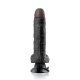 real feel deluxe vibrador num 7 negro VIBRASHOP