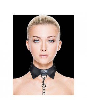 OUCH COLLAR BONDAGE CON CORREA NEGRO VIBRASHOP