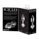 CONSOLADORES ICICLES – 44 HAND BLOWN GLASS TRANSPARENTE VIBRASHOP