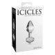 CONSOLADORES ICICLES – 44 HAND BLOWN GLASS TRANSPARENTE VIBRASHOP