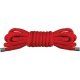 CUERDA JAPONESA MINI ROJA 1,5 METROS VIBRASHOP