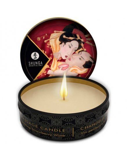 VELAS ERÓTICAS FRESA SHUNGA VIBRASHOP