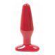 BUTPLUG ANAL MEDIANO ROJO VIBRASHOP