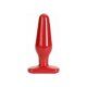 BUTPLUG ANAL MEDIANO ROJO VIBRASHOP