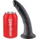 king cock pene realistico 18 cm negro VIBRASHOP