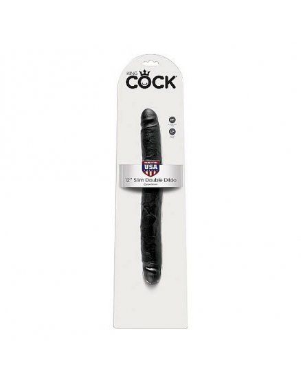 king cock doble pene realistico delgado negro VIBRASHOP