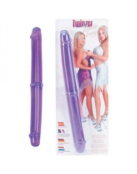 JUGUETES SEXUALES PARA MUJERES PENE DOBLE 30 CM MORADO VIBRASHOP