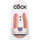 Dildo realista King Cock doble mediano natural VIBRASHOP