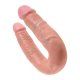 Dildo realista King Cock doble mediano natural VIBRASHOP