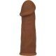 futurotic funda extensión pene marron VIBRASHOP