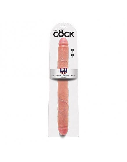 KING COCK PENE REALÍSTICO DOBLE 40.5 CM NATURAL VIBRASHOP