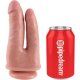 king cock pene realistico doble VIBRASHOP