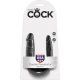 KING COCK PENE REALÍSTICO DOBLE PENETRACIÓN NEGRO VIBRASHOP