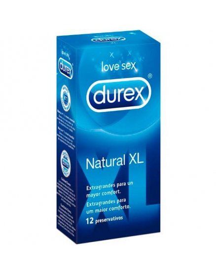 durex natural xl 12 uds VIBRASHOP