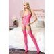 LEG AVENUE BODY DE ENCAJE Y MEDIAS ROSA VIBRASHOP