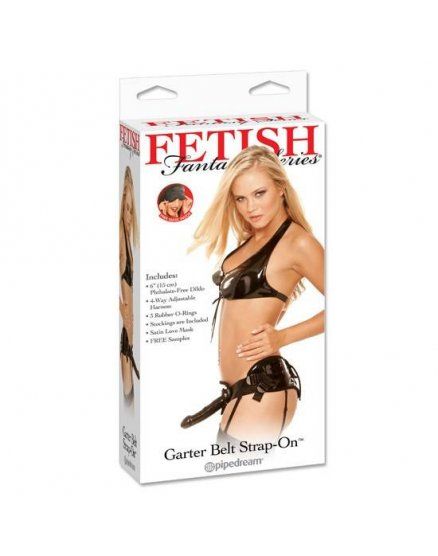 ARNES CON PENE FETISH FANTASY – GARTER BELT STRAP-ON LIGUERO VIBRASHOP