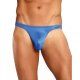 male power tanga azul satinado VIBRASHOP