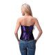 INTIMAX CORSET SATINADO CON ENCAJES MORADO VIBRASHOP