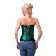 INTIMAX CORSET DE FLORES EN RELIEVE VERDE VIBRASHOP