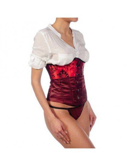 intimax underbust davinia rojo VIBRASHOP