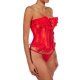 INTIMAX CORSET DE VOLANTES DE ENCAJES ROJO VIBRASHOP